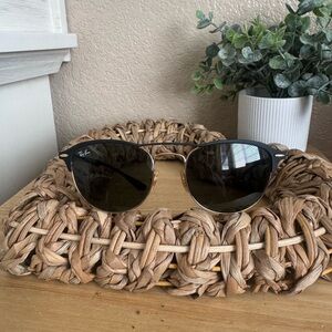 Ray-Ban RB3596 Black and Gold Sunglasses